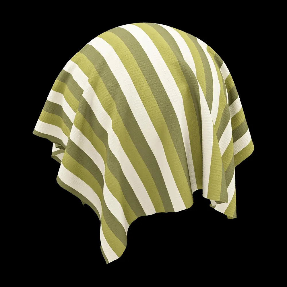Twinbru – Stripe Green Jacquard 2031817 3ds Max