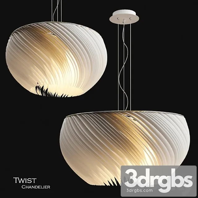 Twist chandelier