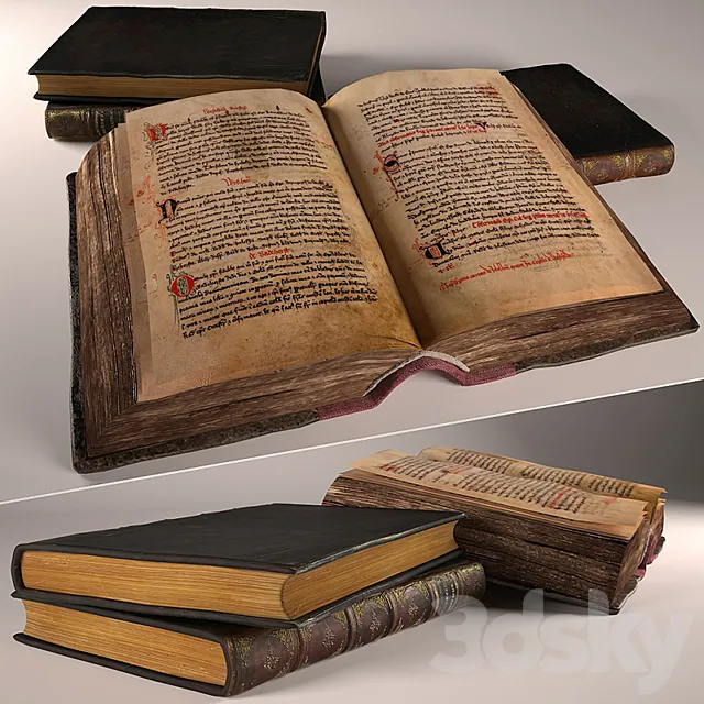 Two old books 3ds Max