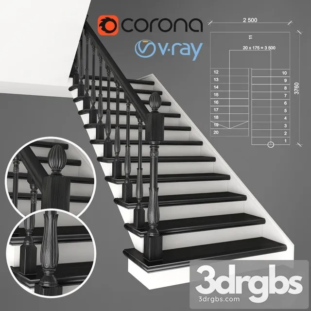 Two Staircase 3dsmax Download