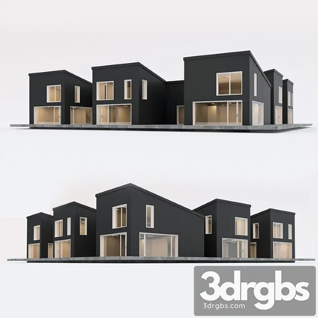 Two Storey Residential House Prefabricated House 8 3dsmax Download