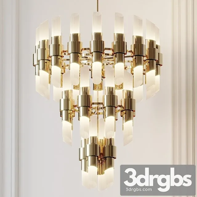 Tychho chandelier by luxuu 3dsmax Download
