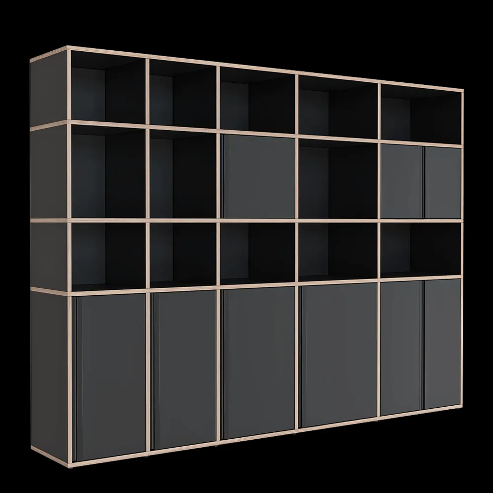 Tylko – Bookcase Black 3ds Max
