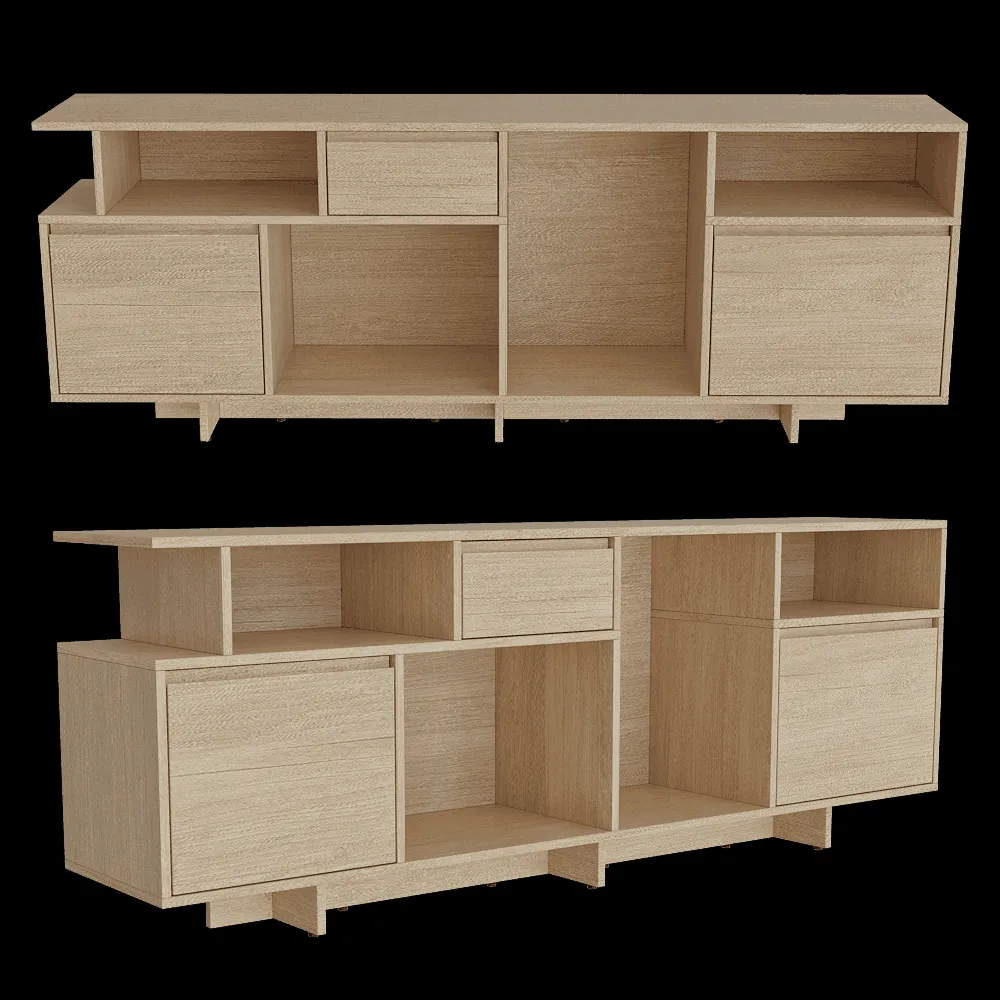 Tylko – Sideboard  Oak Veneer 3ds Max