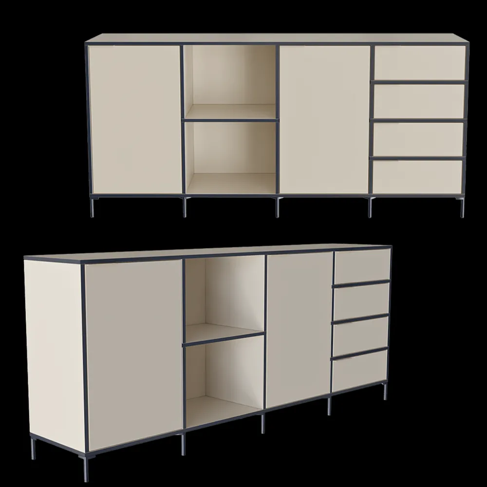 Tylko – Sideboard Sand+Midnight Blue 3530504 3ds Max