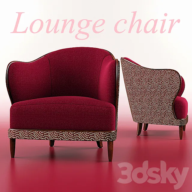 Typical Lounge_chair 3DS Max Model