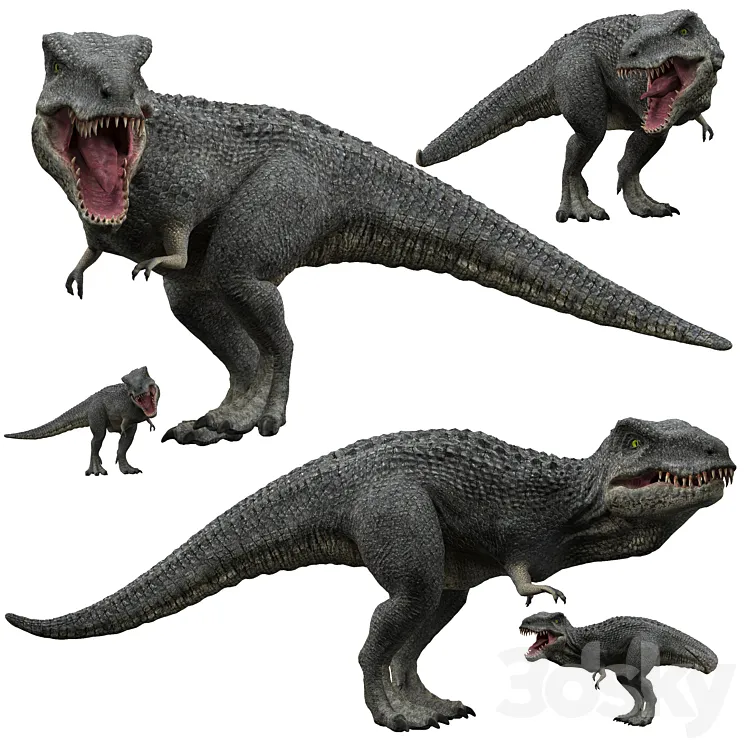 Tyrannosaurus rex 3DS Max