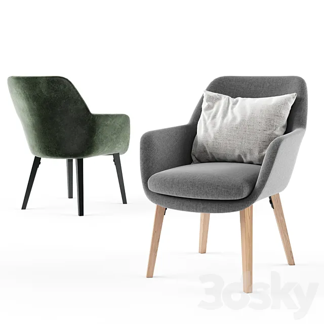 UDSBJERG Armchair 3DS Max Model