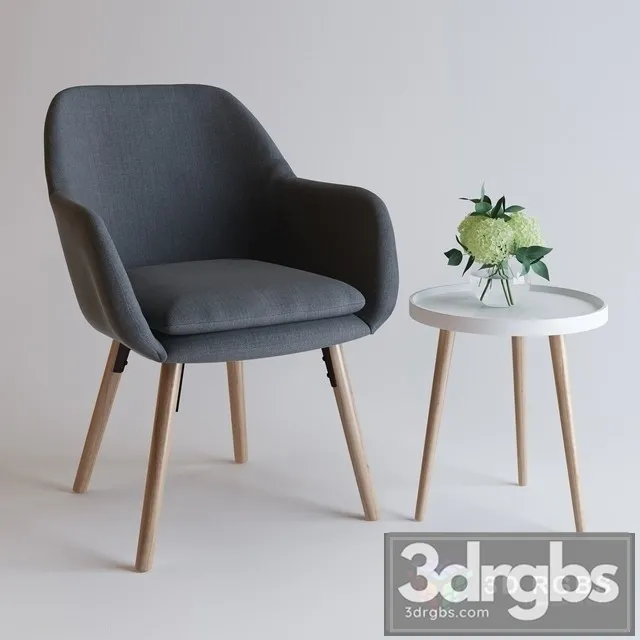 Udsbjerg Chair Set 3dsmax Download