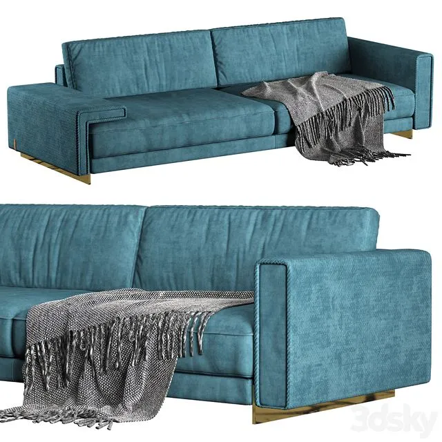 Ulivi Salotti HECTOR BLUE Sofa 3dsMax Model