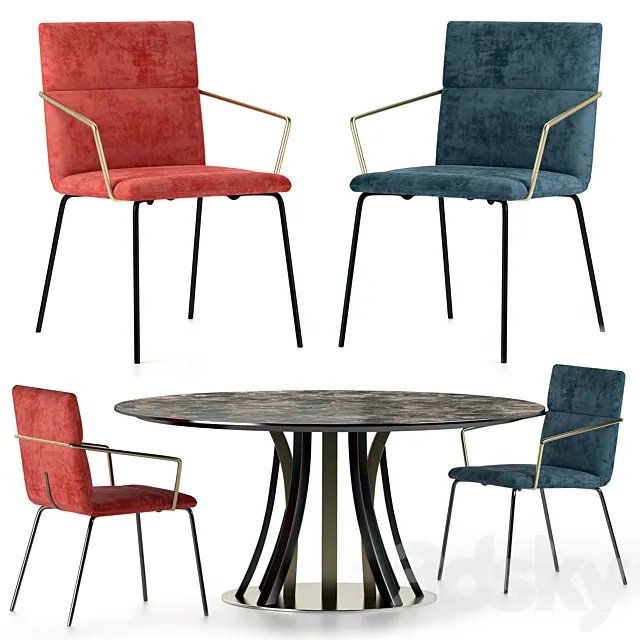 Ulivi Salotti Honore and Delia 3ds Max