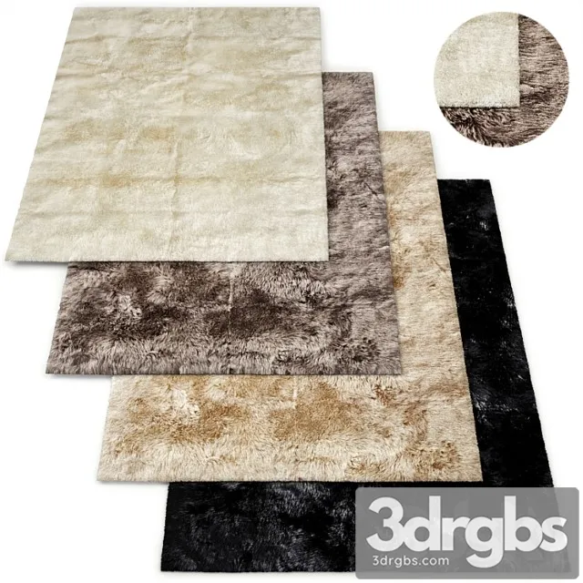 Ultra-luxe new zealand sheepskin rug rh collection 3dsmax Download
