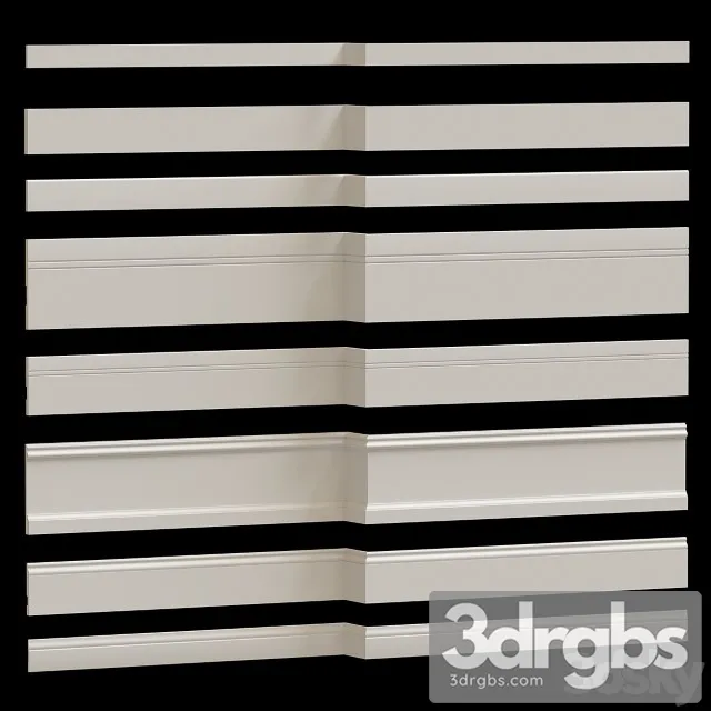 Ultrawood Skirting Boards Collection 5 3dsmax Download