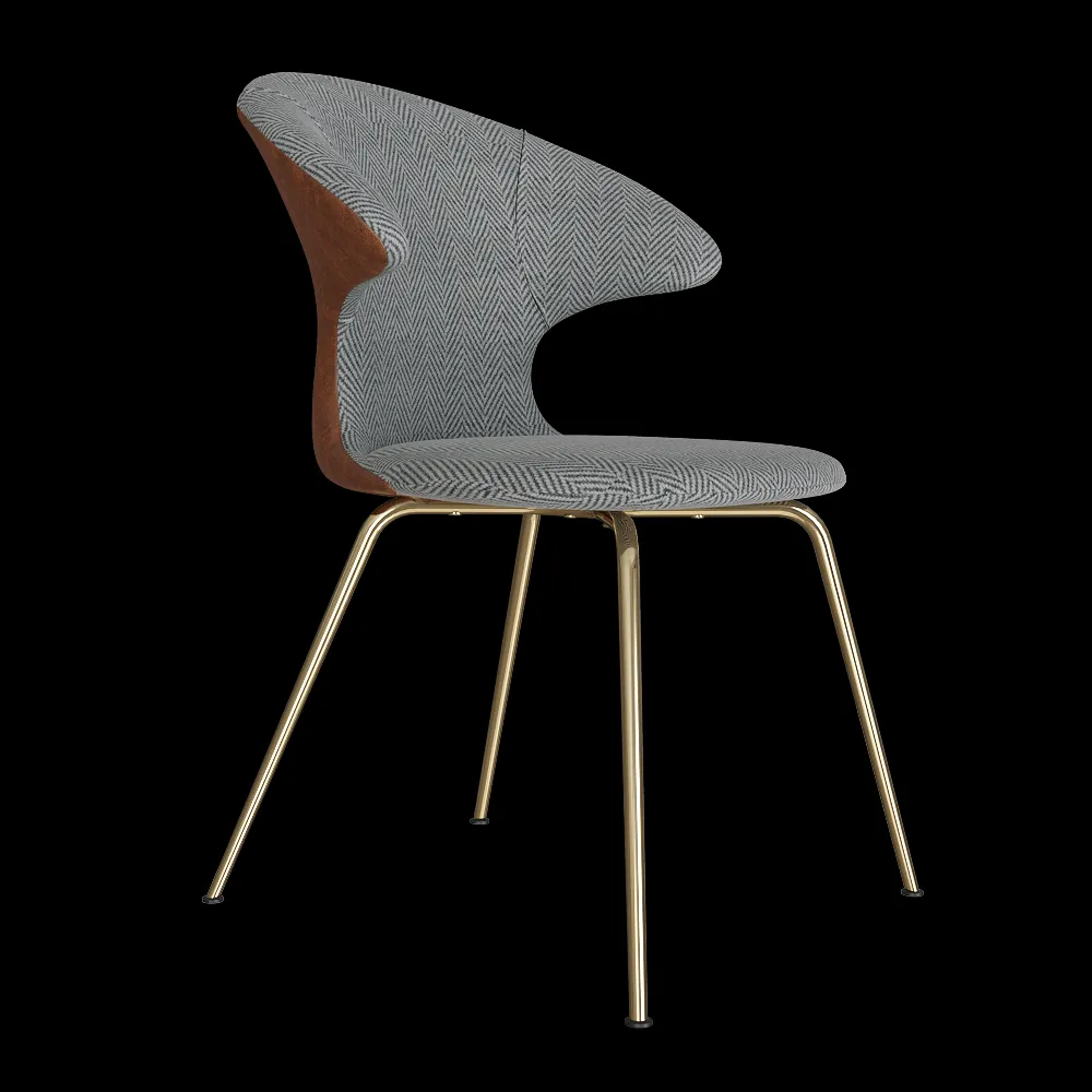 UMAGE – Chair Time Flies herringbone & leather 3ds Max