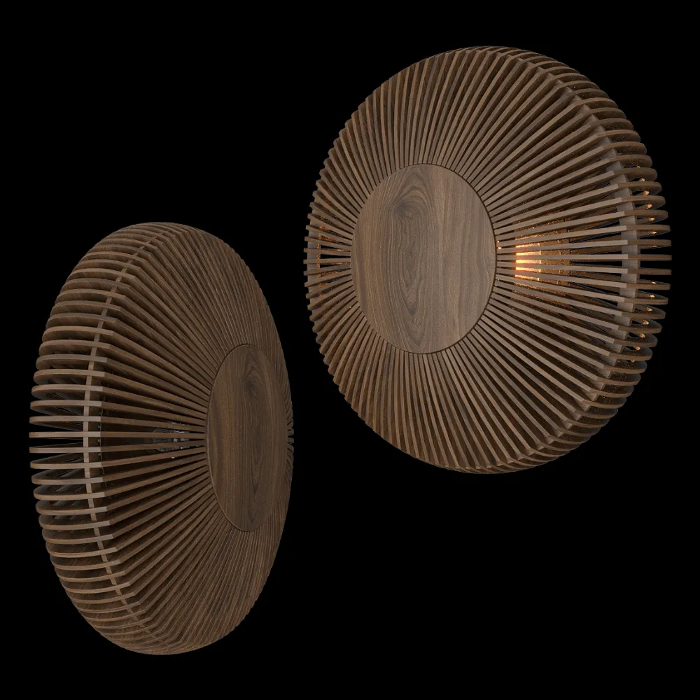 UMAGE – Wall lamp Clava Up Wood 3ds Max