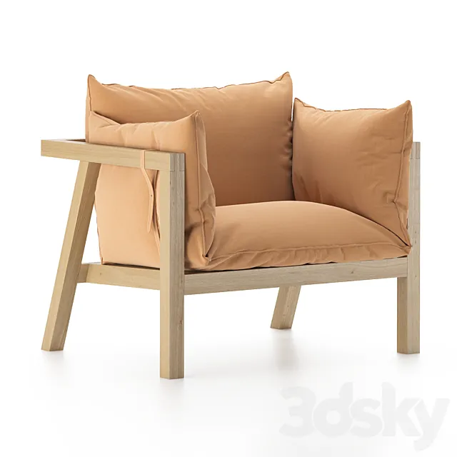 Umomoku Garden Armchair 3DS Max Model