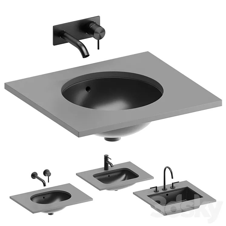 Undercounter Washbasin Ideal standard 3DS Max Model