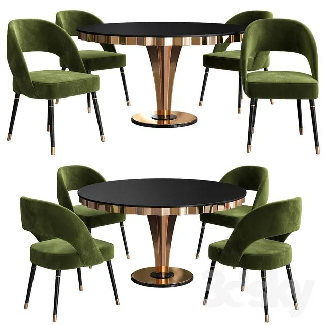 Une couleurs que sera une tendance 2018 3dsMax Model