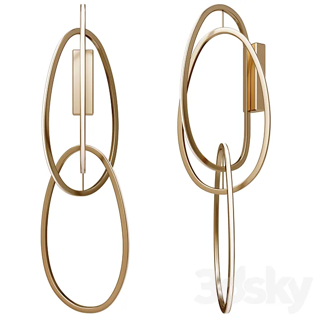 Unfolded Hanging RING 3ds Max