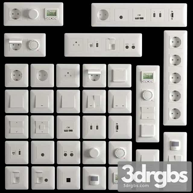 Unica new schneider electric socket set