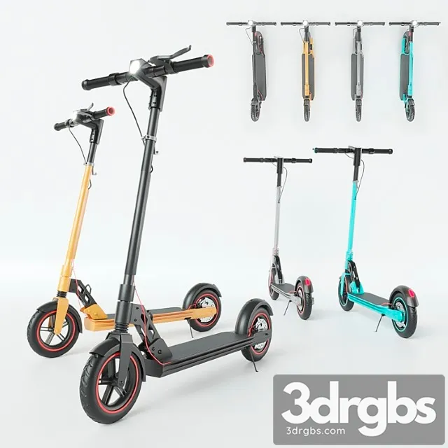 Unicool foldable electric scooter 3dsmax Download