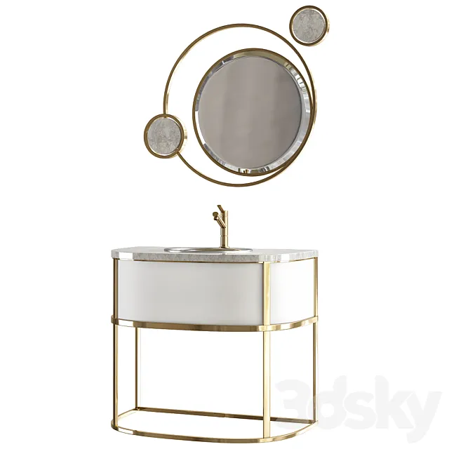 Unique Bathroom Vanities Brilliant Cool Vanity 3ds Max