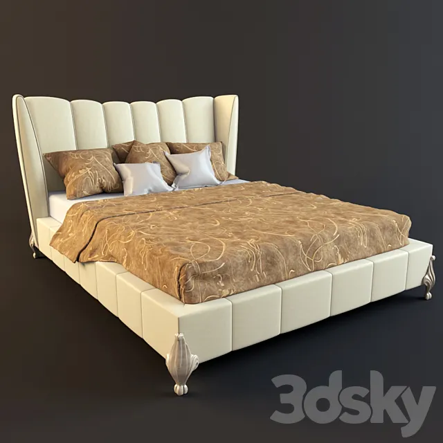 UNIQUE bed VOGUE 2 3DS Max Model