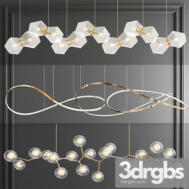 Unique linear chandelier – 3 type