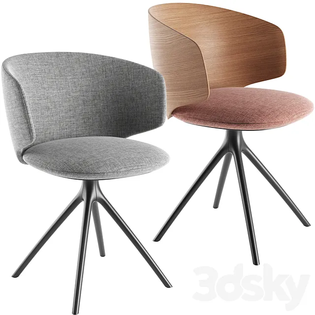 Universal Collection Swivel Chair By MDF Italia 3DS Max Model