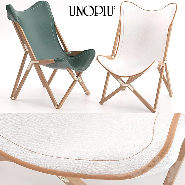 Unopiu armchair 3DS Max Model