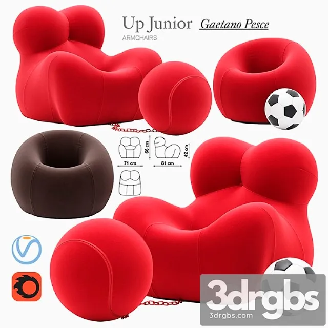 Up Junior Armchair 4 3dsmax Download