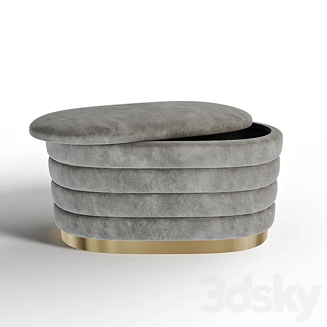 Upholstered bench Dallas by My interno 3ds Max