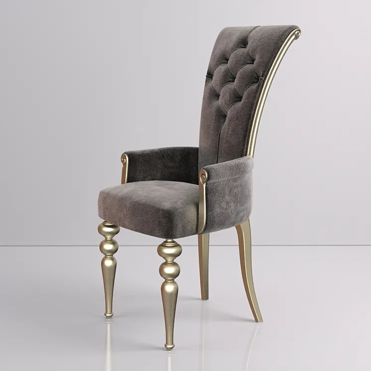 upholstered chair 3DS Max