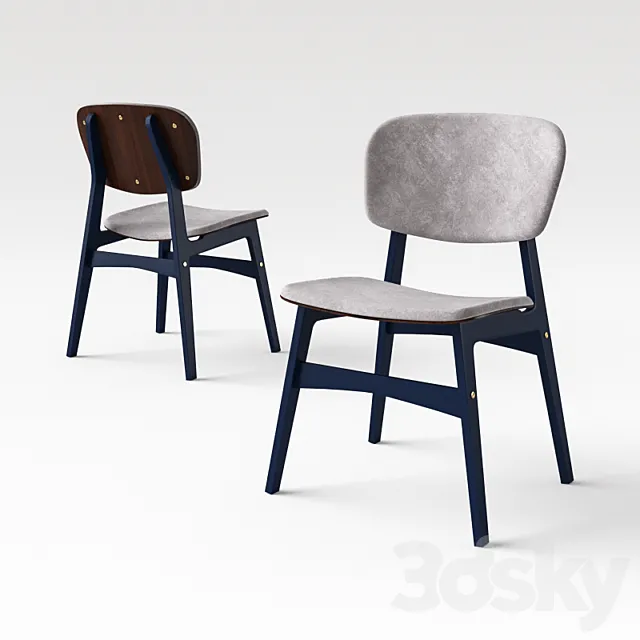 Upholstered chair SID 3DSMax File