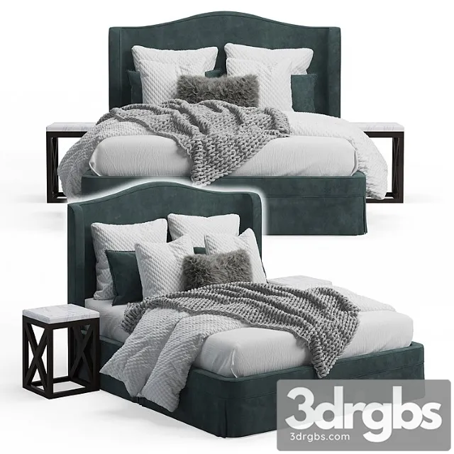 Upholstered paris bed