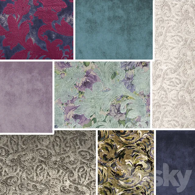 upholstery fabrics 3ds Max