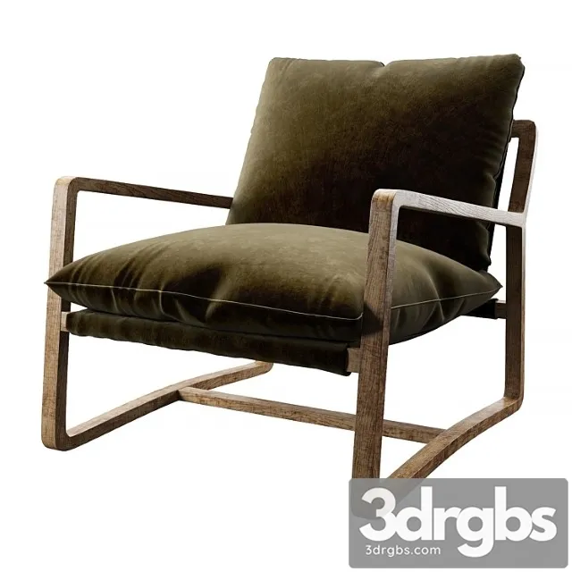 Ura chair in olive green