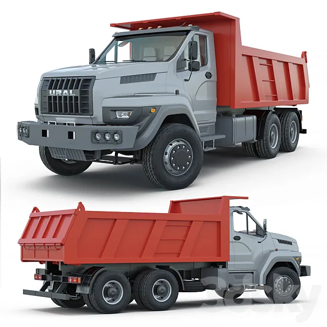 Ural Next 6×4 dump truck 3DSMax File