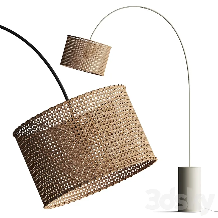 Urban Outfitters Mabelle Arc Floor Lamp 3DS Max