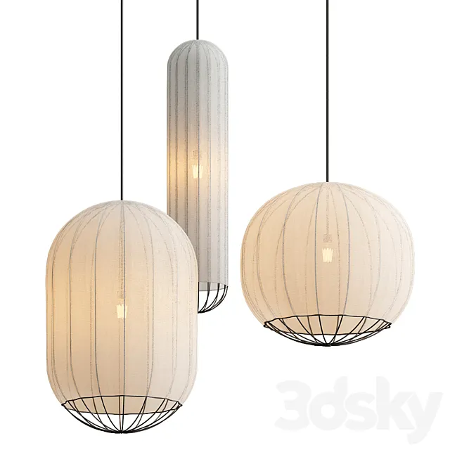Urchin pendant light 3ds Max