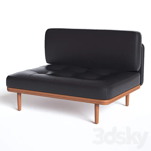 UTILITY SOFA ONE SIDE 3DS Max Model