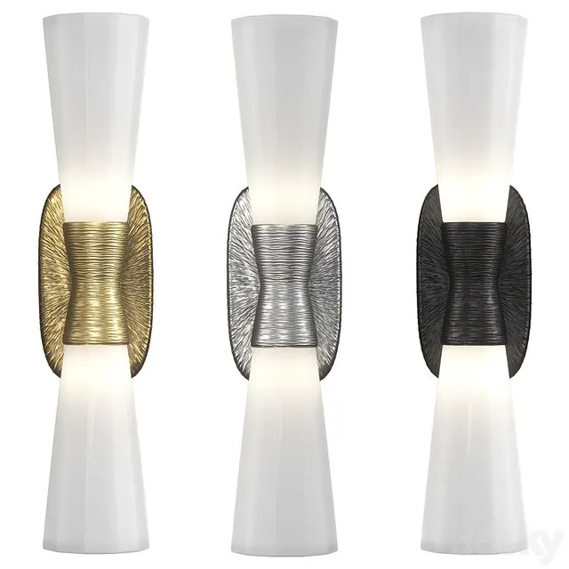 Utopia Large Double Bath Sconce by Kelly Wearstler 3dsMax Model