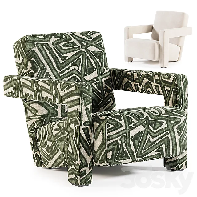 Utrecht Armchair 3ds Max