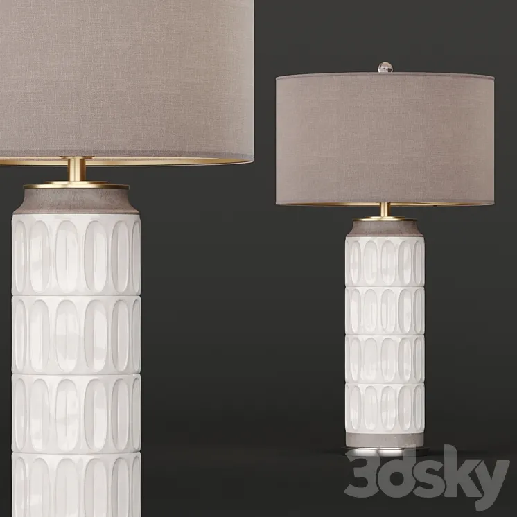 UTTERMOST Athilda Table Lamp 3DS Max