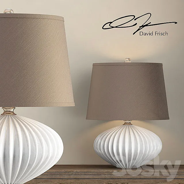 Uttermost Bariano. Table lamp. 3ds Max