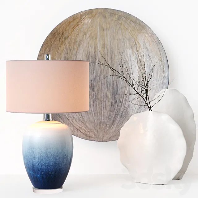 Uttermost Blue Waters set 3DS Max Model