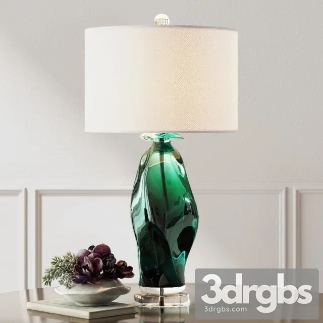 Uttermost Green Glass Table Lamp 3dsmax Download