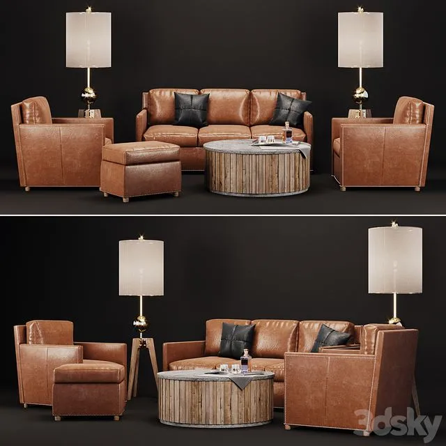 Uttermost Roosevelt Set 3dsMax Model