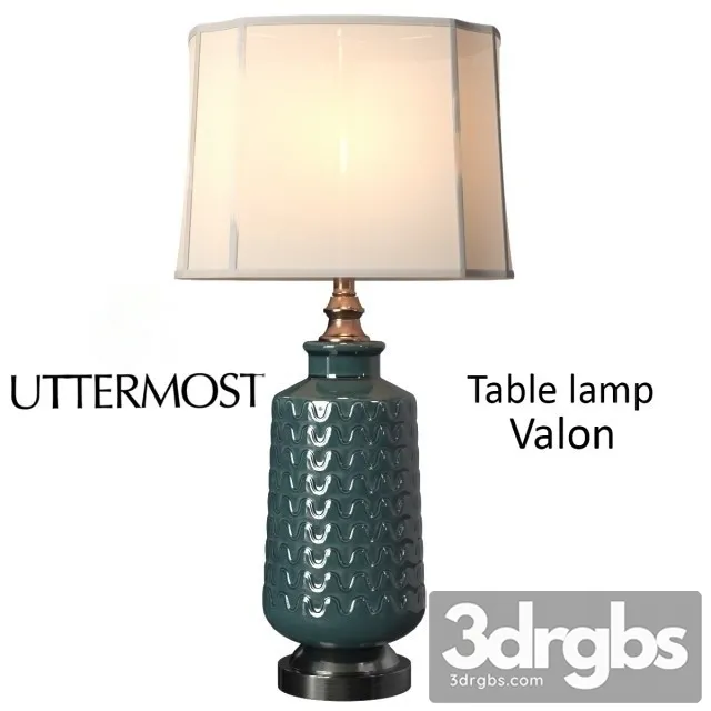 Uttermost Valon Table Lamp 3dsmax Download
