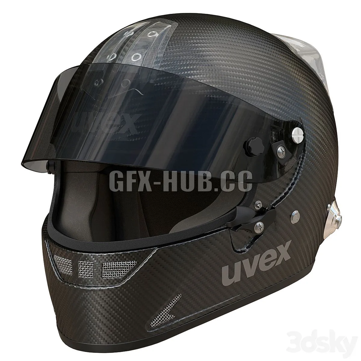 UVEX FP5 carbon 3dsMax Model